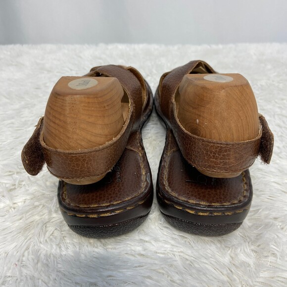 Boc Sandals Womens 10M Slingback Brown Leather Fisherman Casual Open Toe C60123 - Picture 7 of 8